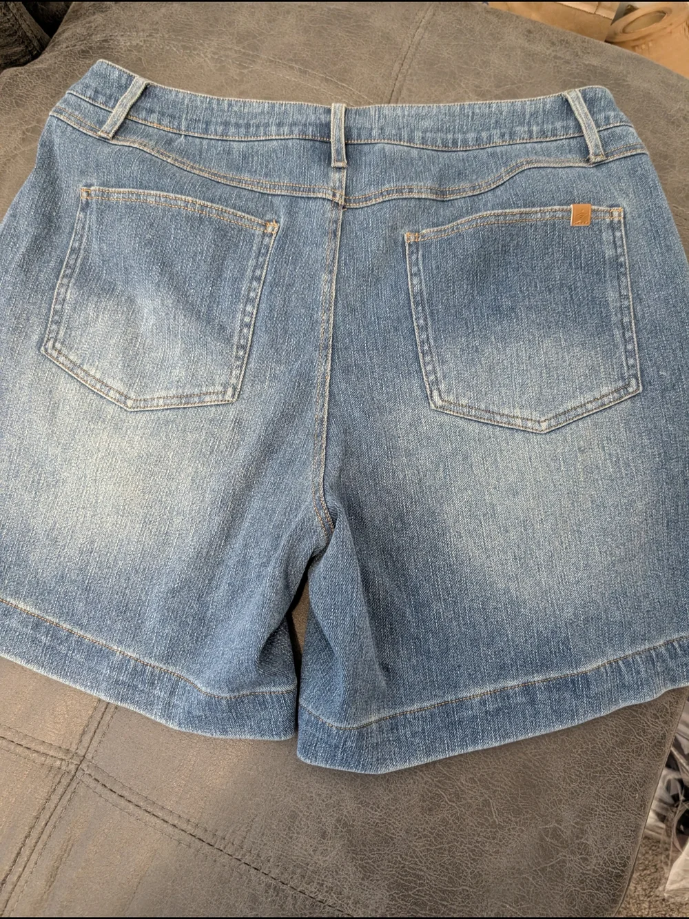 Women's Halara Light Blue Denim Flex Jean Shorts - Classic Fit